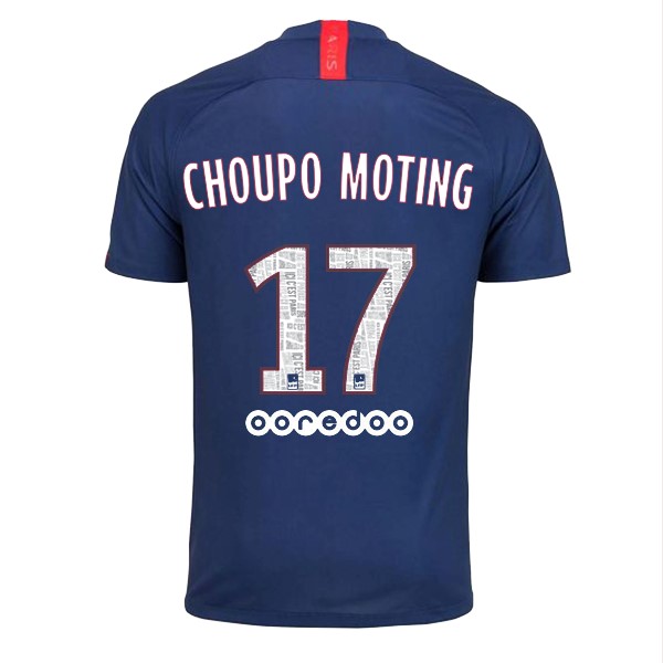 Camiseta Paris Saint Germain NO.17 Choupo Moting Primera equipo 2019-20 Azul